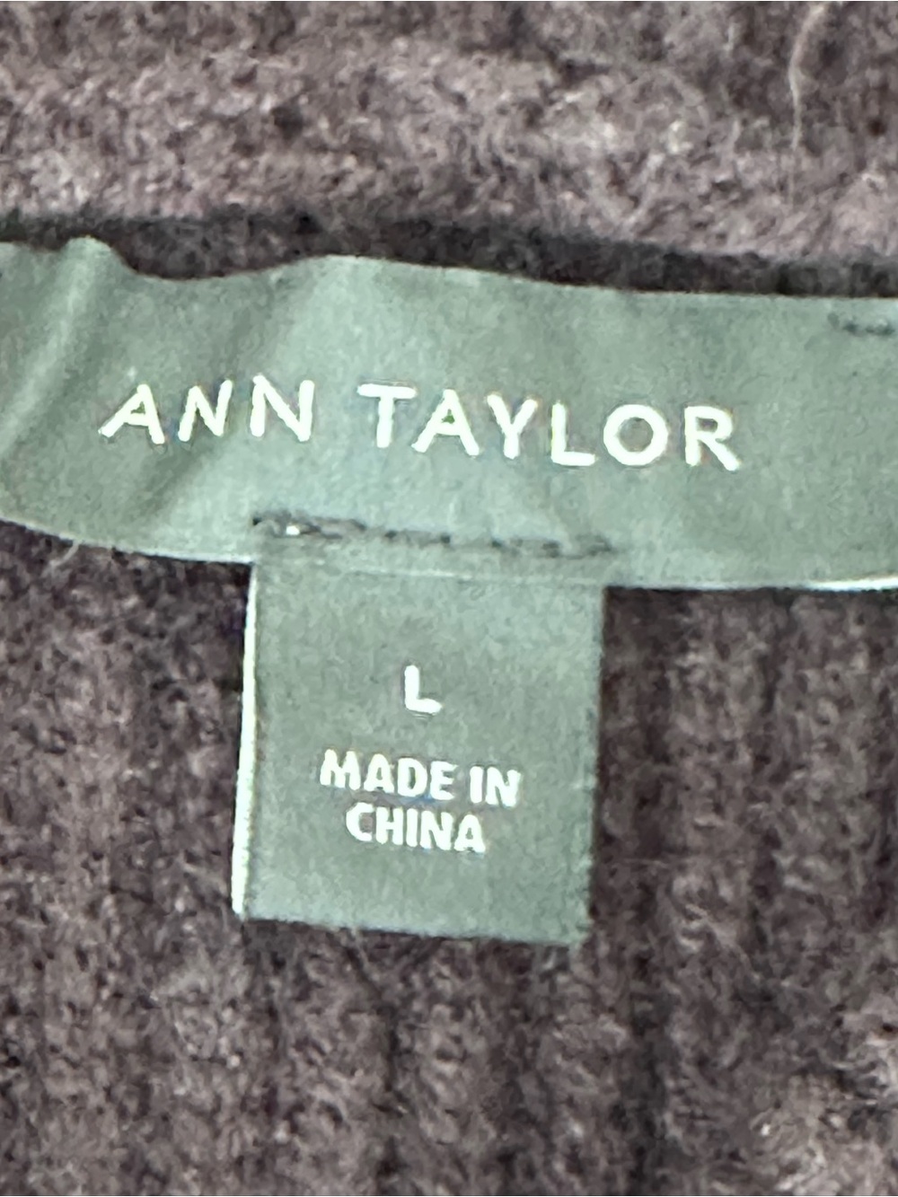 Ann Taylor Hooded long Black button Cardigan Sweater Sz L - Picture 8 of 9